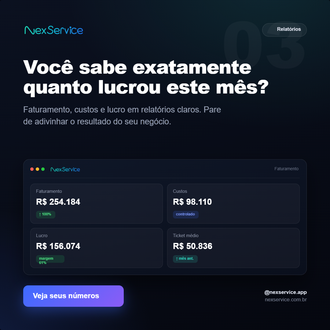 A plataforma completa para sua empresa de serviço